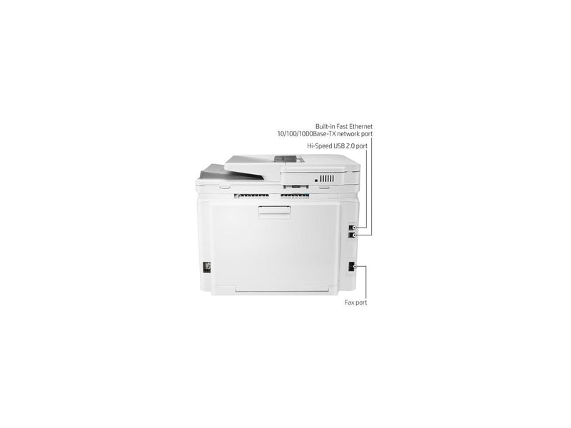 HP LaserJet M283fdw MFP Color Multifunction Laser Printer, 7KW75A