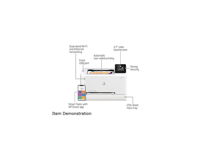 HP LaserJet M255dw Color Laser Printer, 7KW64A