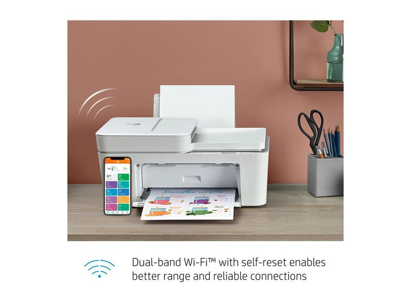 HP Deskjet 4158E Printer All-In-One Inkjet in White (26Q93A)