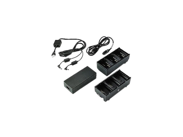 Zebra SAC-MPP-6BCHUS1-01 Dual 3-Slot Battery Charger Connected via Y Cable with