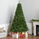 NATIONAL TREE COMPANY 9FT UNLIT NORTH VALLEY SPRUCE ART CHRISTMAS TREE - GREEN - Like New