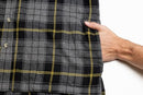 LEGENDARY WHITETAILS MENS PLAID FLANNEL SHIRT JACKET QUILTED HOOD -SIZE M - Brand New