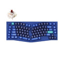 KEYCHRON Q10 WIRED CUSTOM MECHANICAL KEYBOARD KNOB 75% ALICE - NAVY BLUE - Like New