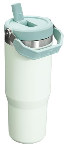 STANLEY ICEFLOW FLIP STRAW TUMBLER 30 OZ LID AND FLIP UP STRAW - MIST - Like New