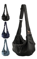 NOAH & PAW DOG SLING CARRIER SMALL DOGS 5-18LB, SMALL DOGS/CATS - BLACK - Like New