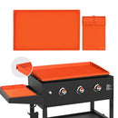 GUSOYO FULL-EDGE 28" BLACKSTONE SILICONE GRIDDLE COVER SGM002 - ORANGE - Like New