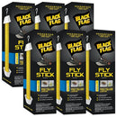 Black Flag Fly Stick Trap Houseflies and Flying Insects Pack of 6 - Brand New