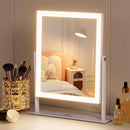 FENCHILIN Vanity Mirror with Lights 11.8" x 9.8",Lighted Makeup Mirror DC117-89 - Like New