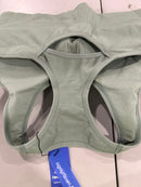 HEATHYOGA HIGH IMPACT SPORTS HIGH SUPPORT PADDED SPORTS BRA SIZE-LARGE - GREEN - Like New