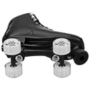 ROLLER DERBY YOUTH ADJUSTABLE ROLLER SKATES LACE-UP PADDED BOOT SHAFT 3-6 BLACK - Brand New