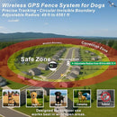 PRTRFLC GPS WIRELESS ELECTRIC DOG FENCE CIRCULAR WIRELESS DOG FENCE SYSTEM - Like New