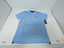 U.S. POLO ASSN BOYS SHORT SLEEVE PIQUE POLO SHIRT - SIZE: YOUTH M/8 - LIGHT BLUE - Brand New