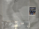 VVM SHOE ORGANIZER BOXES 10 PACK, CLEAR PLASTIC STACKABLE SHOE BOXES - CLEAR - Like New