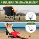 ORAGATI LIGHTWEIGHT CAMPING CHAIR, FOLDING CHAIR, O001-BLACK - BLACK - Like New
