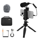 COMICA CVM-VM10-K2 FILMMAKER MINI TRIPOD WITH SHOTGUN MICROPHONE - BLACK - Like New