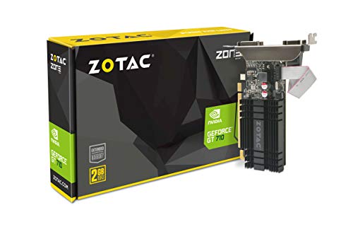 ZOTAC GEFORCE GT 710 2GB DDR3 ZT-71302-20L - Black - Like New