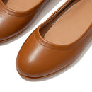 Q74-399-045 FitFlop Allegro Ballet Flats WOMEN 8 LIGHT TAN - Like New