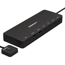 SABRENT 2-PORT USB TYPE-C KVM SWITCH WITH 60 WATT POWER DELIVERY OPTION - BLACK - Like New
