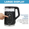 TESSLUX ELECTRIC KETTLE 1500W Kettle with Temperature Control 1.7L - BLACK - Like New