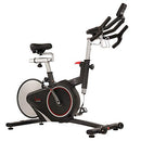 SUNNY HEALTH & FITNESS MAGNETIC BELT DRIVE PREMIUM INDOOR CYCLING BIKE - SILVER - Like New