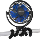 OPOLAR 5000MAH FLEXIBLE TRIPOD CLIP FAN - BLUE - Like New
