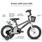 JOYSTAR PLUTO KIDS BIKE WITH TRAINING WHEEL FOR 14 INCH BIKE - GRAY - Like New