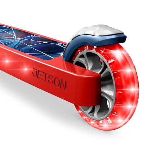 Jetson Marvel Spider-Man 2-Wheel Light-Up Kids Kick Scooter JSPMN-2KIK - Like New