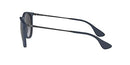 RAY BAN WOMEN'S Rb4171 Erika Round Sunglasses Rubble Blue Frame - Like New