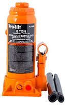 PRO-LIFT 8 TON HYDRAULIC BOTTLE JACK - PORTABLE 16000 LBS - ORANGE - Like New