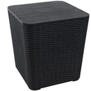 Sunnydaze 11.5-Gallon Outdoor Deck Box Weather-Resistant TST241 - Phantom Gray - Brand New