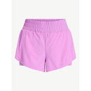 AVIA WOMEN'S RUNNING SHORTS WITH BIKE LINER, 3" INSEAM - SIZE: S (4-6) - FLEUR - Brand New