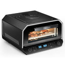 ZACHVO 13-IN-1 INDOOR PIZZA OVEN, 5 PIES/30 MIN - BLACK - Like New