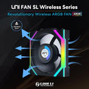 LIAN LI UNI Fan SL - LCD Wireless (12RSLLCD1W1B) - Black - Brand New