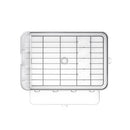 Simplehuman Steel Frame Dish Rack White and Stainless - Brand New