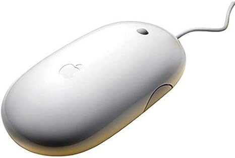 Apple Mighty Mouse A1152 Wired USB MB112LL/B - WHITE New