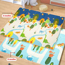 Baby Play Mat Floor Mat Foam Playmat B09W3XJM2J - White - Brand New