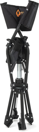 ARROWHEAD OUTDOOR 360° Degree Swivel Hunting Chair Stool Seat - Black - Like New