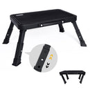 GLIGAM STEP STOOL, ADJUSTABLE FOLDING, FOLDABLE STEP LADDER, STEP002 - BLACK - Like New