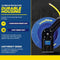 GOODYEAR AIR HOSE REEL RETRACTABLE 1/2" X 65' SBR RUBBER HOSE MAX 300PSI - Like New