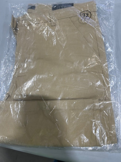 START FLEX COMFORT 4-WAY STRETCH SHORT - SIZE: MEN 32 - KHAKI - Brand New