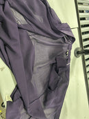 MAYA BROOKE PLUS SIZE LE BOS SATIN TRIM DUSTER JACKET SIZE: 16 W - EGGPLANT - Brand New