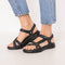 SKECHERS ON-THE-GO 600-BRILLIANCY SPORT SANDAL WOMEN 9 BLACK - Brand New