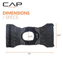 CAP BARBELL ADJUSTABLE WEIGHTED VEST VARIOUS SIZES - BLACK - Like New