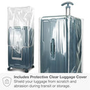 Travelers Ultimax II Polycarbonate Hardside Luggage Spinner Wheels Matte Black - Brand New