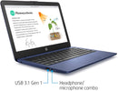 For Parts: HP Stream 11.6"HD N4000 4 32GB eMMC ROYAL BLUE 11-AK0010NR - DEFECTIVE BATTERY