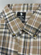 BLACK HORSE WOVEN PLAID SHIRT - SIZE :MENS M - BROWN/BLACK/WHITE/YELLOW - Brand New