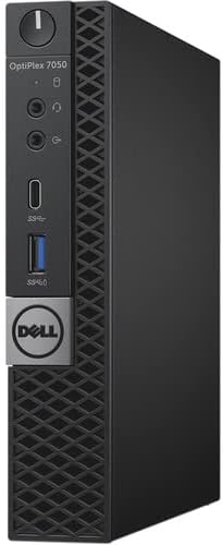 Dell Optiplex 7050 Micro Desktop I3-6100T 16GB 512GB SSD Keyboard Mouse - BLACK - Like New
