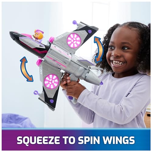 Paw Patrol Mighty Movie Transforming Rescue Jet Skye Mighty Pups Action Figure - Brand New