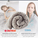 DEGREES OF COMFORT WEIGHTED BLANKET 30 LBS, KING SIZE, DC51-0010 - GRAY - Brand New