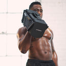 POWERBLOCK PRO 50 ADJUSTABLE DUMBBELL,1 SINGLE, 5-50 LB - BLACK - Like New